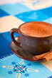 winter coffee with cinnamon