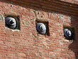 exhaust times three
