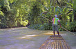 Image : man on river raft jamaica