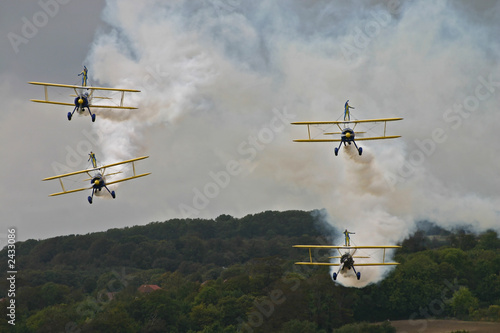 Photo: wingwalkers biplane wingwalkers biplane