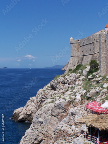 coastline of dubrovnik, croatia coastline of dubrovnik, croatia