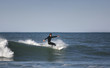 surfer making a forehand