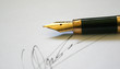 pen and signature