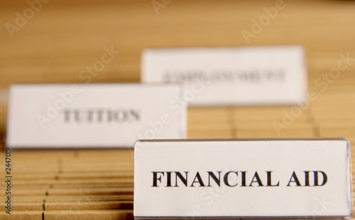 Photo: financial aid financial aid