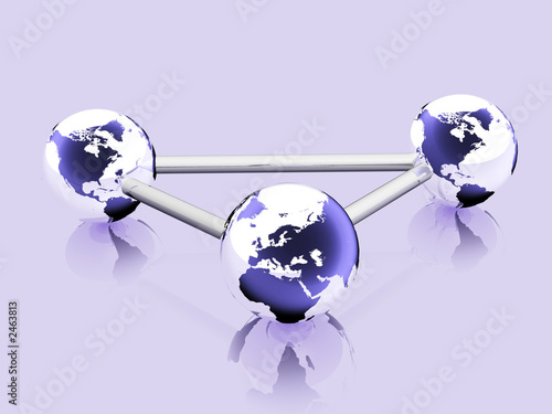 3d rendered earth 3d rendered earth