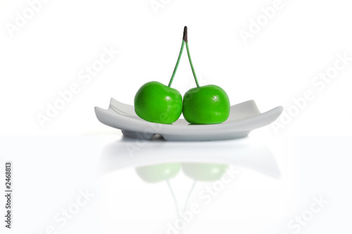 cerises vertes