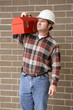 working man faces future