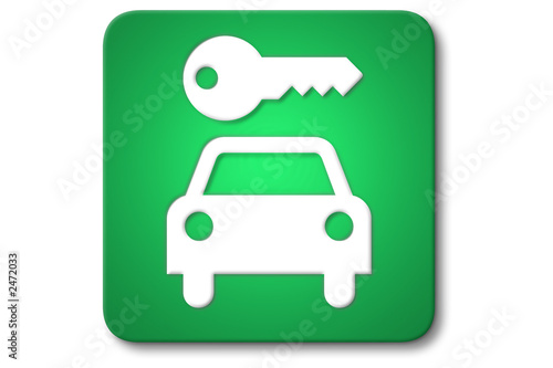 Illustration: piktogramm flughafen: car rental piktogramm flughafen: car rental