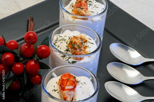 set of appetizers