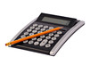 calculator and pencil