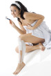shaving legs