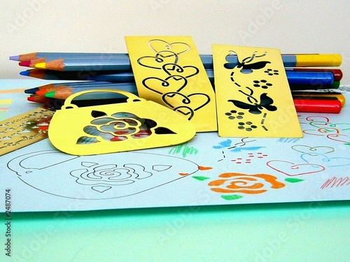 Foto: pencils and stencils pencils and stencils