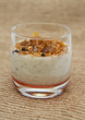 breakfast yoghurt with muesli and dried fruits breakfast yoghurt with muesli and dried fruits