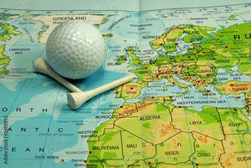 map and golf map and golf