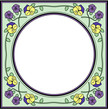 pansy square frame spring colors pansy square frame spring colors