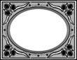 tulip frame grayscale tulip frame grayscale