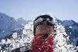 mann im schnee