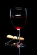 red wine glass
