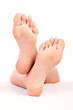 woman feet
