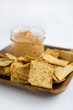 hummus and chips