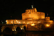 rom - engelsburg bei nacht