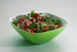 beautiful and tasty green salad