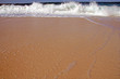 waves and sand