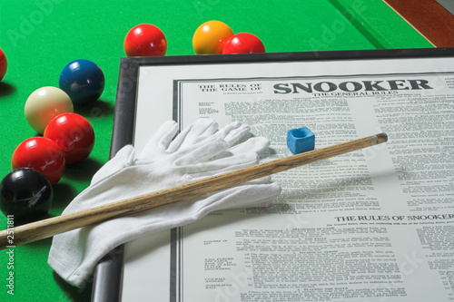 Photo: snooker display snooker display