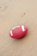 football on the beach