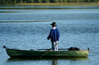 relaxing and fishing