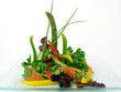 salad of raw vegetables and asparagus 3