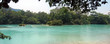 agua clara river side view , mexico , panorama