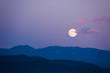 full moon and landscape