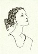 the person of the girl.