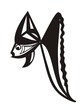 the stylized small fish.