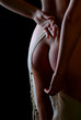 hintern mit tuch