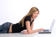 girl with laptop