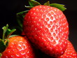 strawberry`s on black 3