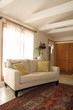 room with vaulted ceiling