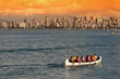 rowing into the sunset