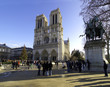 notre dame de paris seitlich