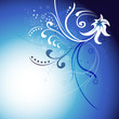 blue motif