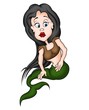 sitting mermaid