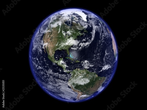 Illustration: terre vue du ciel usa terre vue du ciel usa