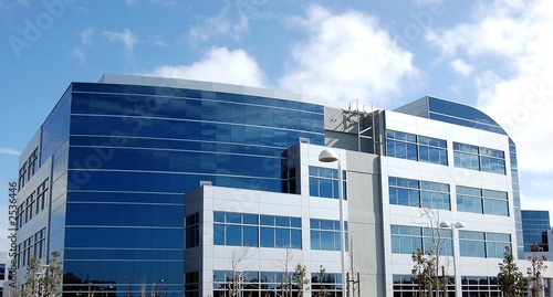 Photo: modern office building modern office building