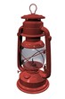 lanterne lampe à pétrole rouge