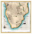 map of the south africa, ancient times,