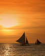 canvas print picture sailing away