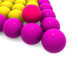 billiard balls.