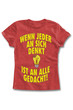 fiktiver t-shirt-print: wenn jeder an sich ...